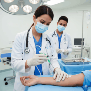 High Quality Disposable Medical 18g Y Type Green IV Cannula