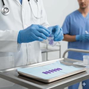 High Quality Painless Safety Blood Lancet with Double Spring