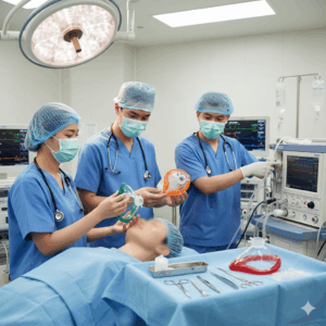 High Quality Professional PVC Anesthesia Mask for Adult