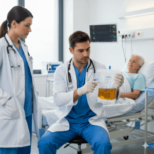 High Quality Reliable PVC Sterile Pediatric Leg Urine Bag