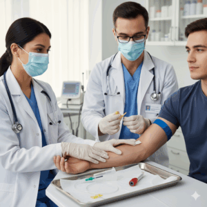 High Quality Safety Butterfly Type Blood Sample Needles