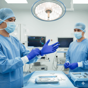 High Quality Surgical Powder Free Sterile Latex Gloves