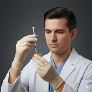 Plastic 0.5ml 1ml Insulin Syringe