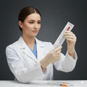 Plastic Insulin 3 Parts Sterile Syringe