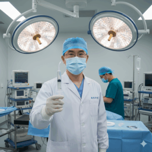 Professional 12ml Disposable Syringe with Curved Tip