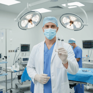 Professional Disposable 12ml Dental Syringe with Curved Tip