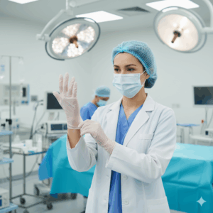 Professional Disposable Latex Powder Free Safety Gloves