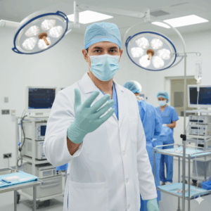 Professional Disposable Protective Nitrile Gloves for Hospital