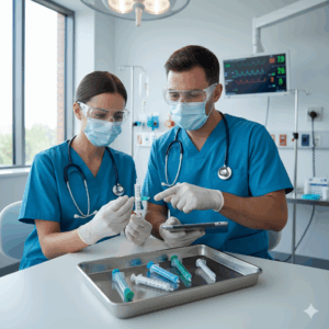 Professional Good Quality 10ml Luer Slip Syringe with Needle