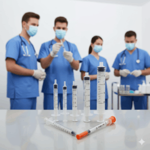 Professional High Quality Disposable 3ml Syringe Luer Lock