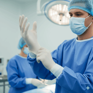 Professional High Quality Disposable Latex White Gloves