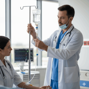 Professional Medical Disposable Drip Infusion Set with Needle