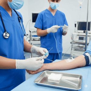 Professional Medical Disposable PVC 22g Sterile IV Cannula