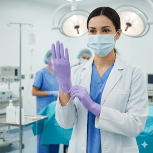 Protective Rubble Nitrile Gloves