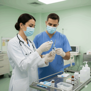 Reliable High Quality Auto Disable Three Part Plastic Syringe