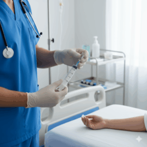 Reliable High Quality Disposable 2 Part Plastic Syringe