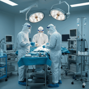 Reliable High Quality Disposable PP Coating Isolation Gown