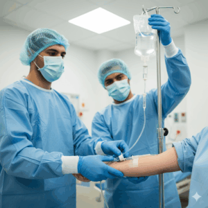 Reliable Latex Free IV Infusion Giving Set With Regulator