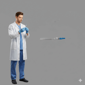 Reliable Professional Disposable IV Cannula Blue 22g