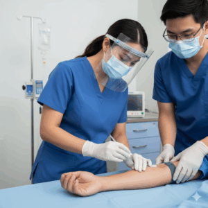 Reliable Professional Sterile IV Cannula with Injection Port