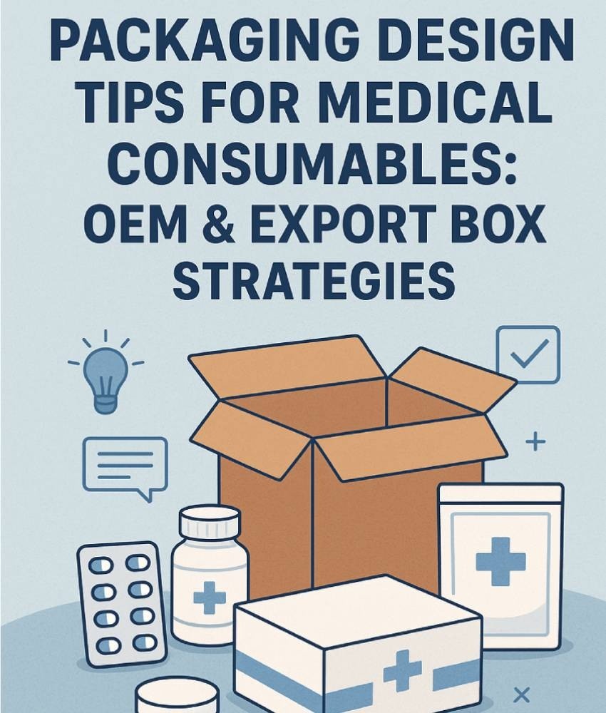 Top Custom Packaging Design Tips for Medical Consumables: OEM & Export Box Strategies