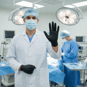 Wholesale Professional Disposable Cheap Black Nitrile Gloves