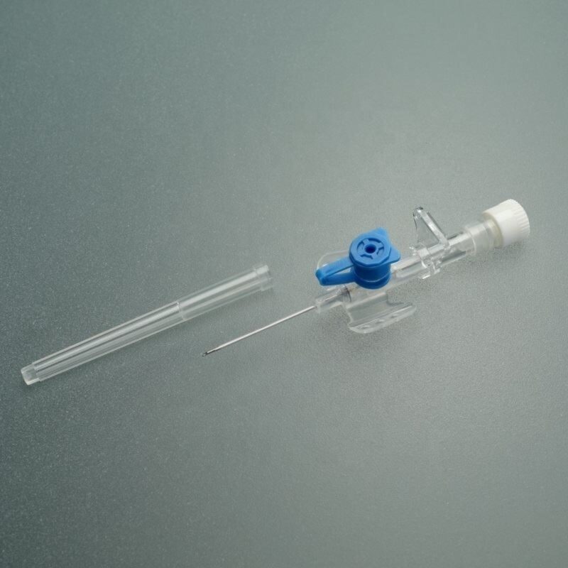 High Quality 22G IV Cannula With Wing Injection Valve - OEM Disposable ...