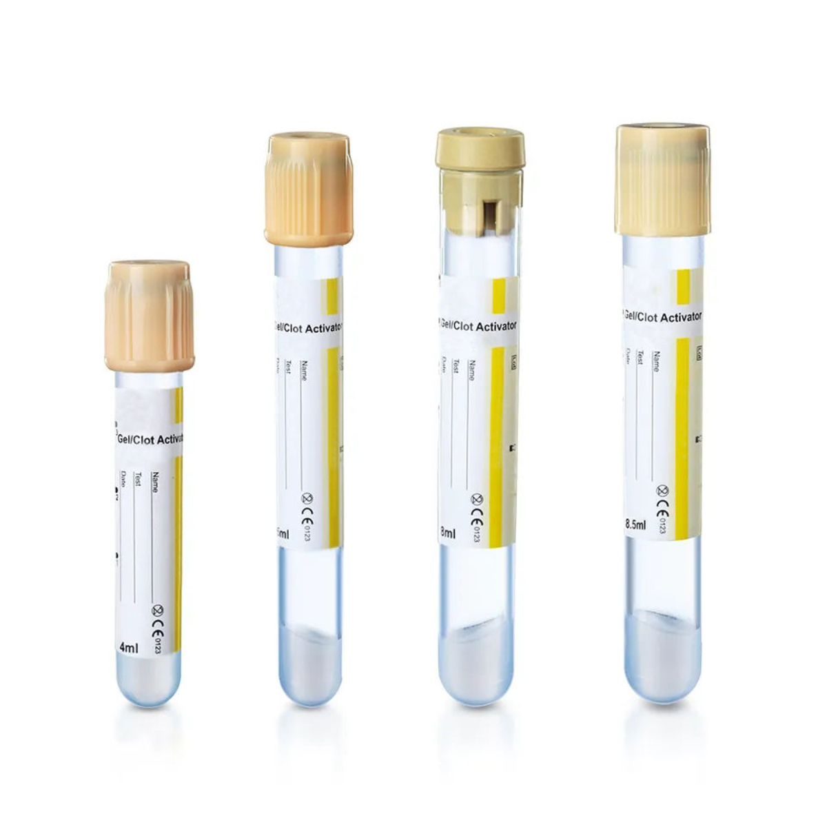 Gold Top Blood Collection Tubes