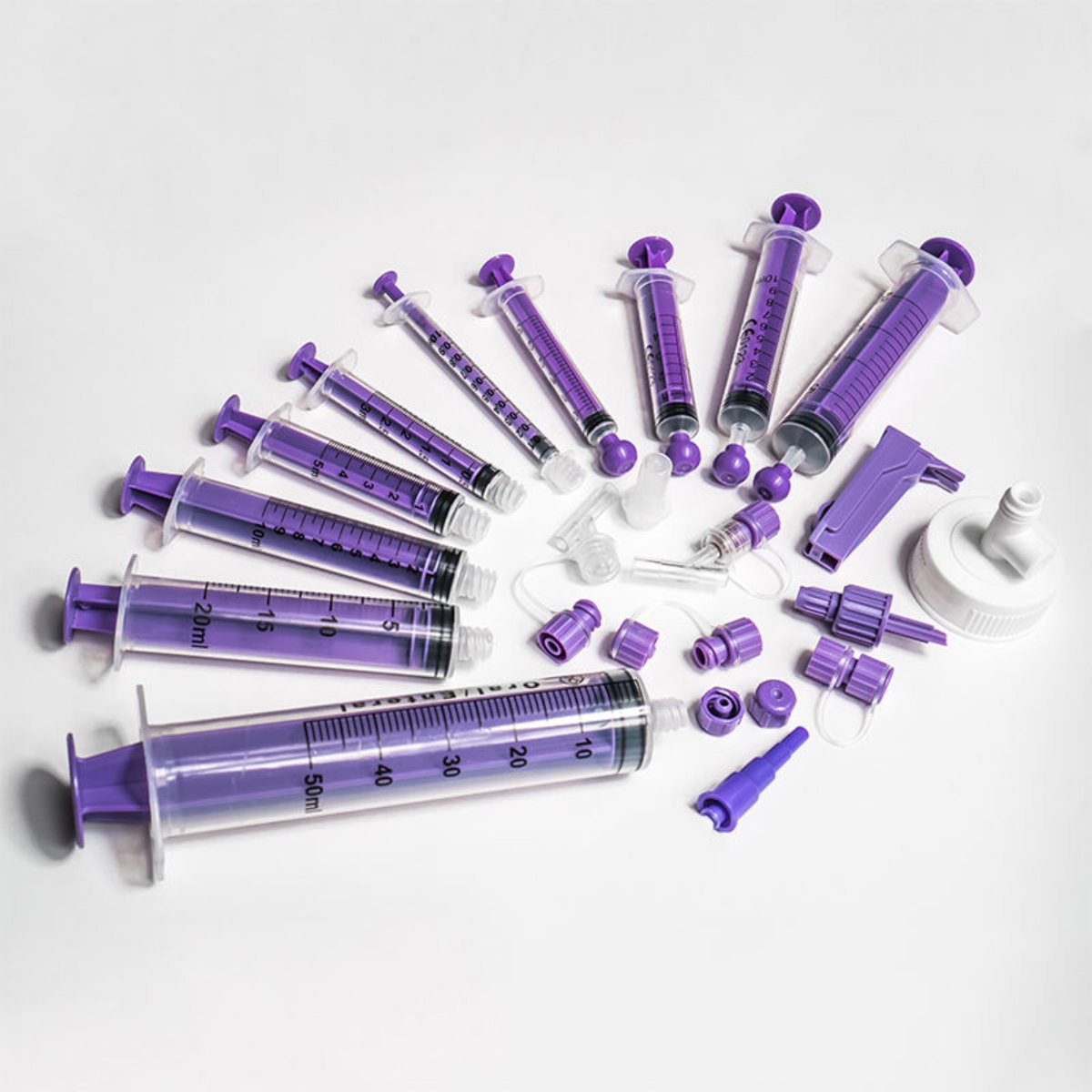 High Quality Medical Disposable 1-100ml Enteral Syringe - Image 6