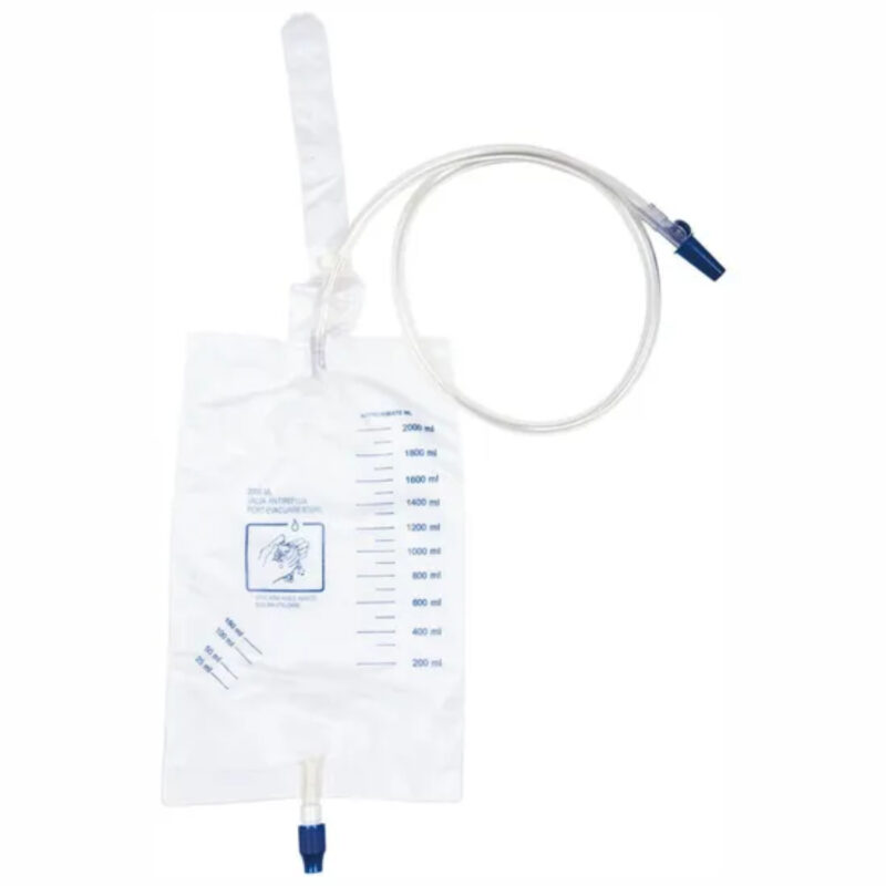 PVC 2000ml Urine Drainage Bag