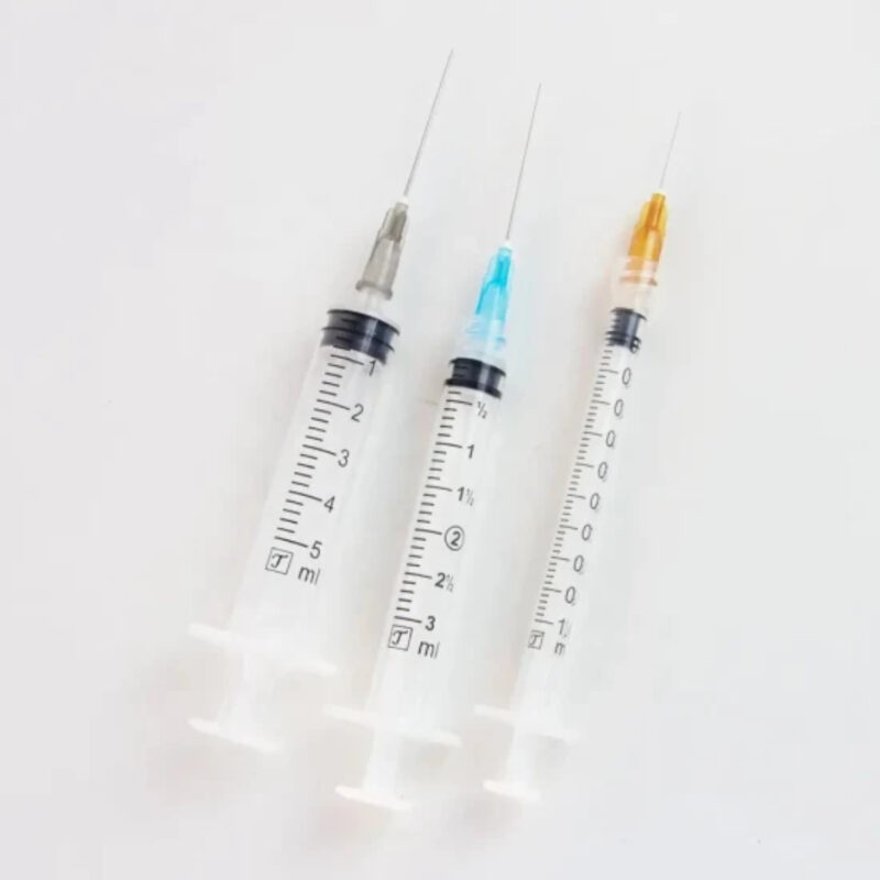 3 Parts Disposable Syringe