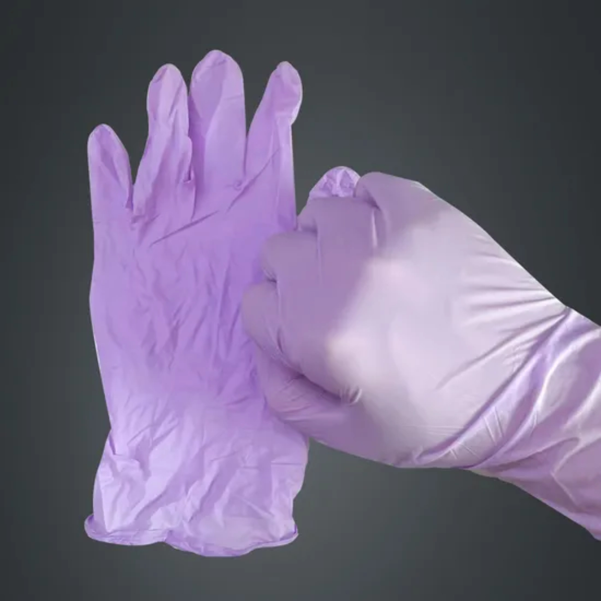 Wholesale Professional Disposable Purple Nitrile Glove - Image 3