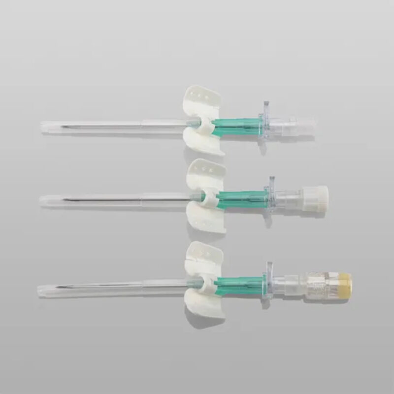 IV Cannula with Wings and Injection Port