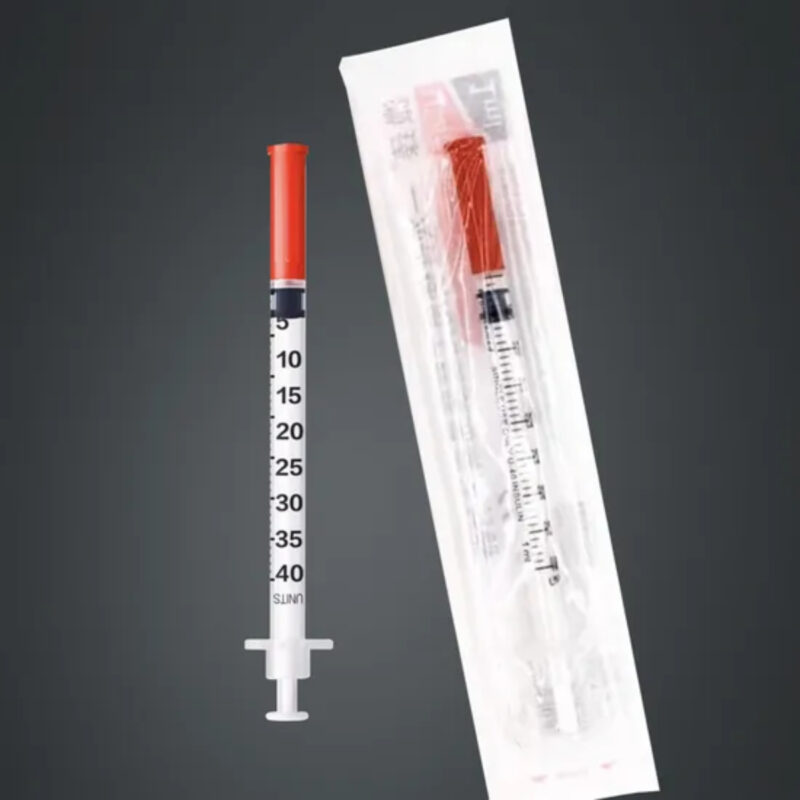 Best Quality Disposable Plastic 0.5ml-1ml Insulin Syringe - Image 3