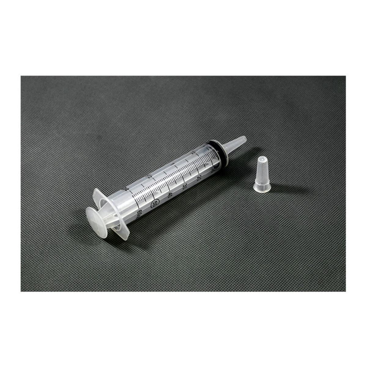 Disposable 60cc Enteral Syringe with Flat Top Catheter Tip - Image 4