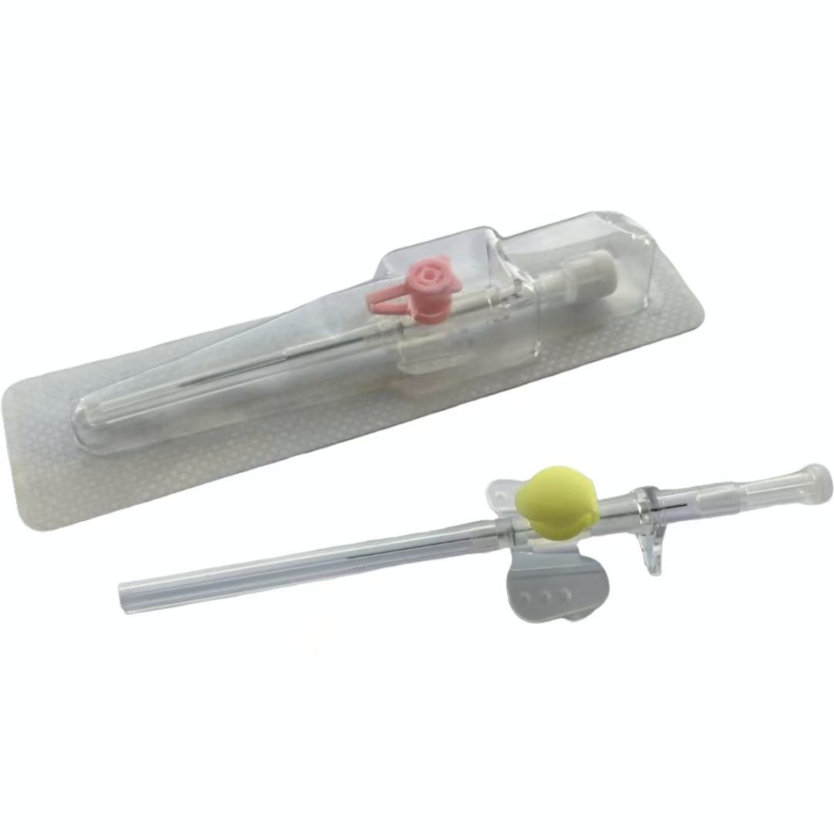 High Quality Disposable 18G IV Cannula with Port and Wings - Image 2