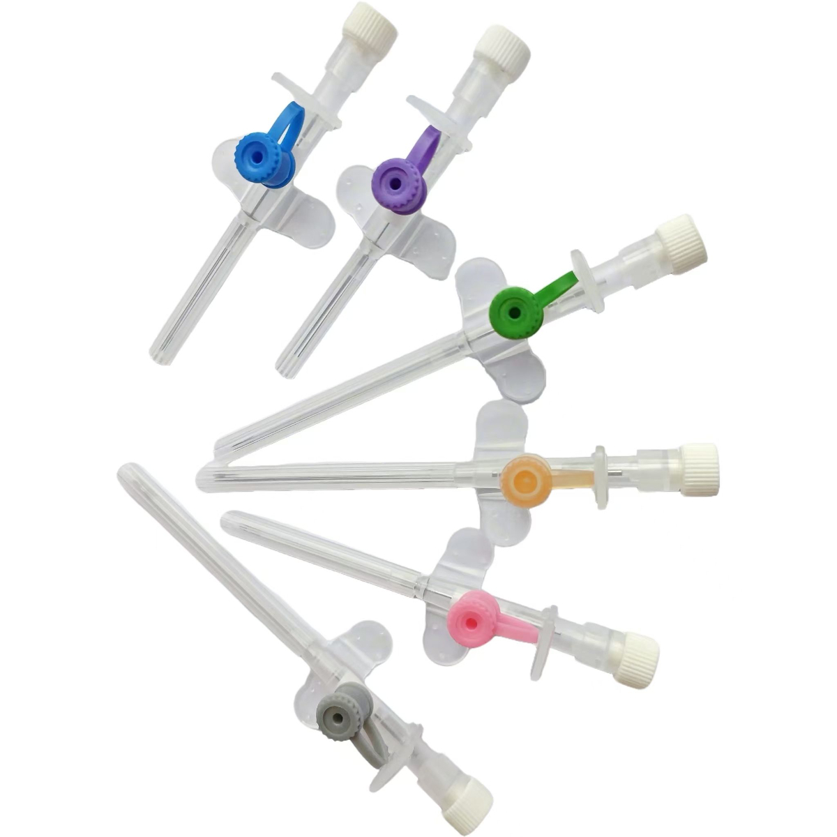 High Quality Disposable 18G IV Cannula with Port and Wings - Image 5