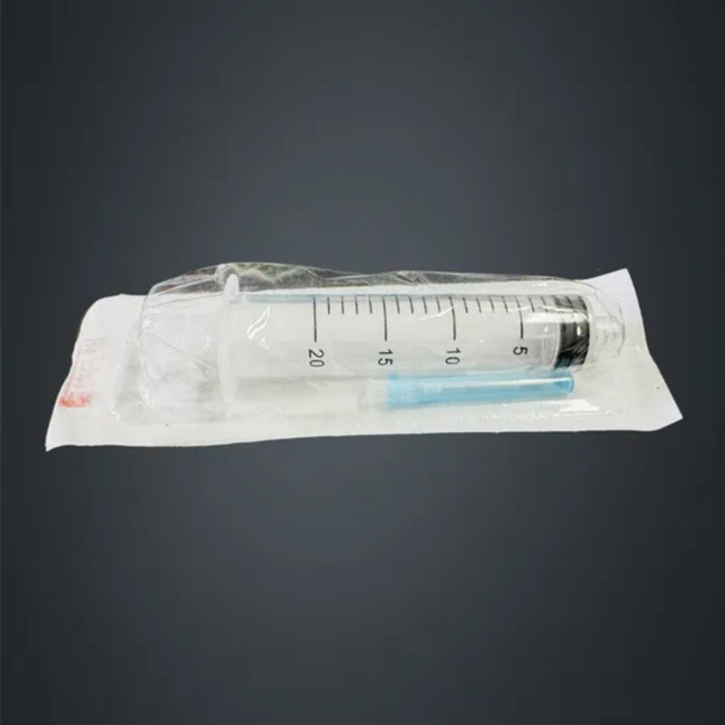 High Quality Disposable 20ml Luer Lock Syringe with Needle - Image 5