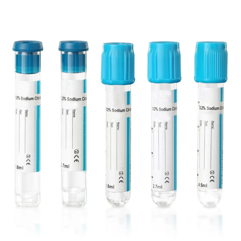 Blue Top Blood Collection Tube