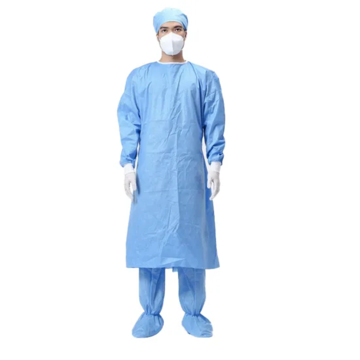 High Quality Disposable Polyethylene Nonwoven Protective Gown - Image 5