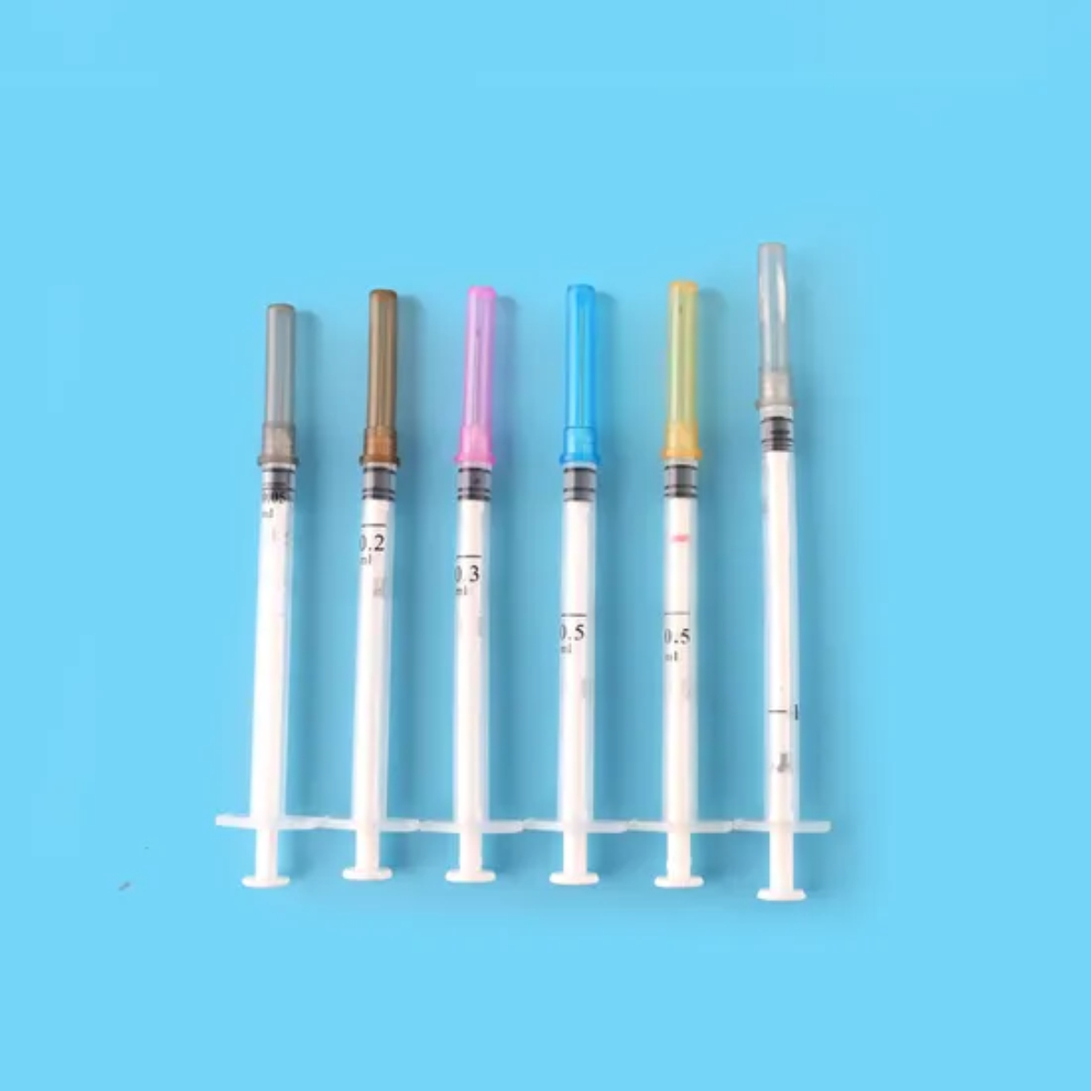 High Quality Professional 5ml Auto Destruct Plastic Syringe - Image 2