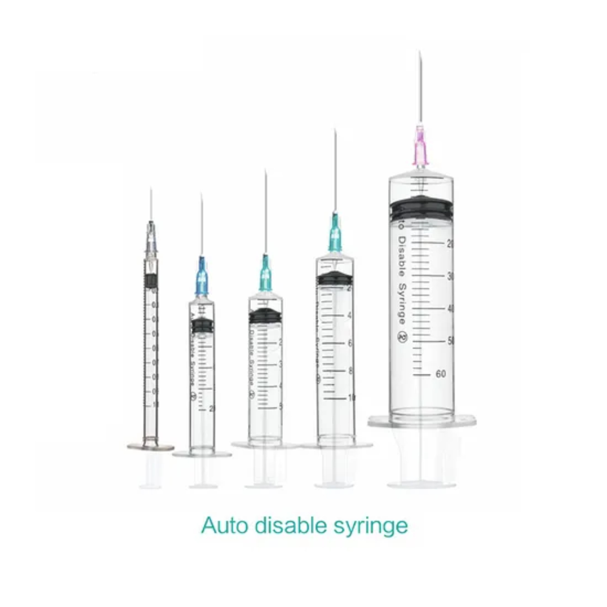 High Quality Professional 5ml Auto Destruct Plastic Syringe - Image 3