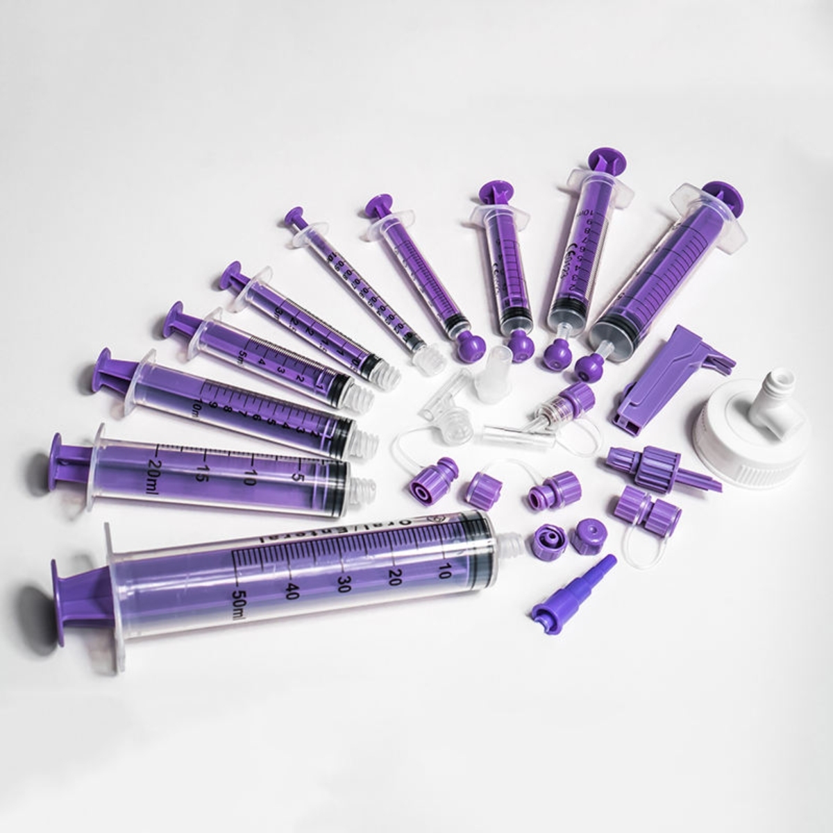 High Quality Professional 5ml Enteral Syringe with Cap - Image 2