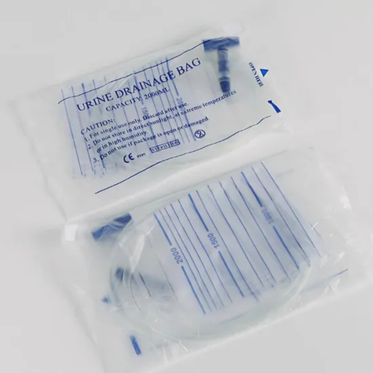 Hot Sales Disposable 1000ml PVC Plastic Urine Bag - Image 2
