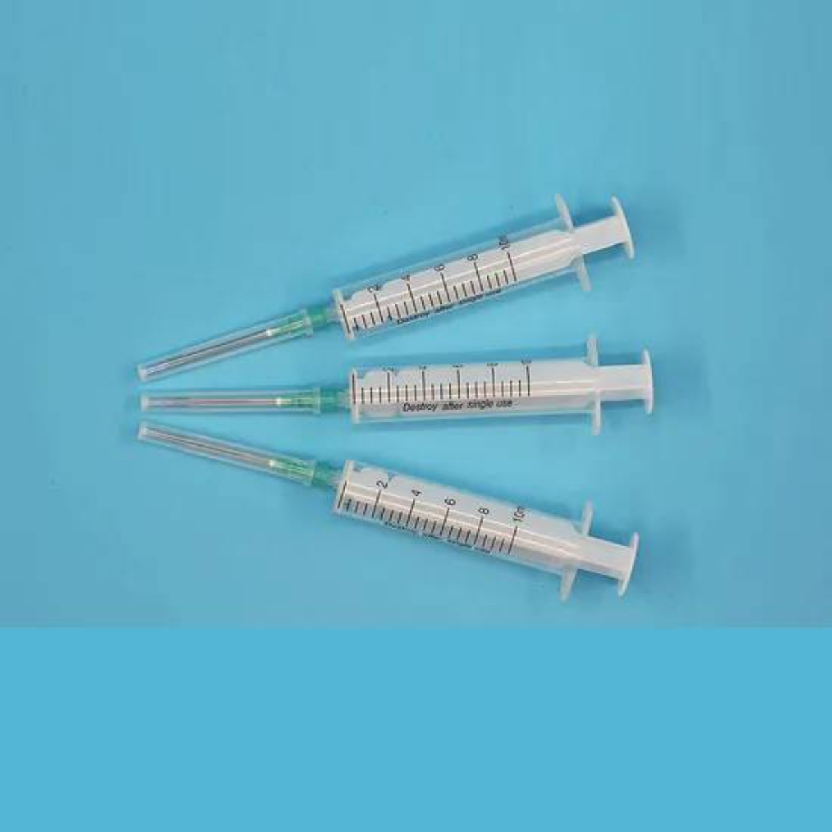 Professional 2 Part Disposable 10ml Syringe with Needle - Image 3