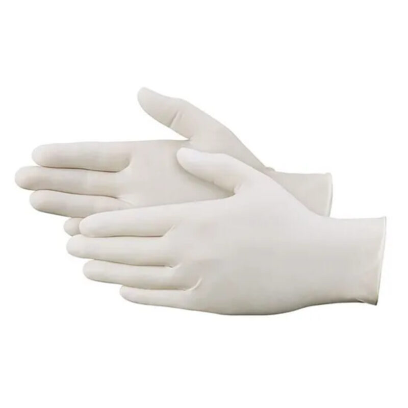 Latex White Gloves