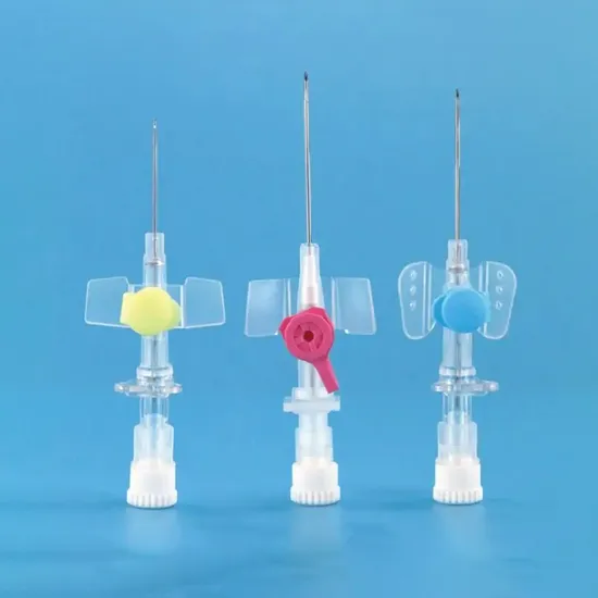 Needle with Wing Injection Port