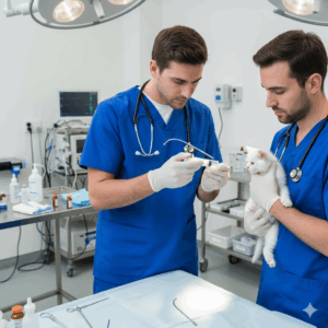 Best Quality Stainless Steel Veterinary Feeding Needles