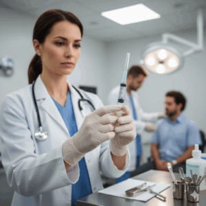 Disposable Best Quality Three Parts Syringes with Needle