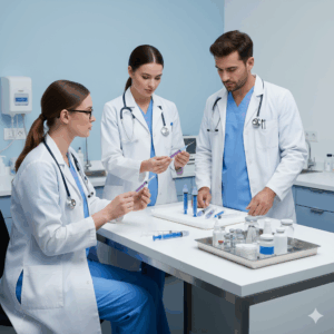 Disposable High Quality Reliable 5ml Syringe with Tip